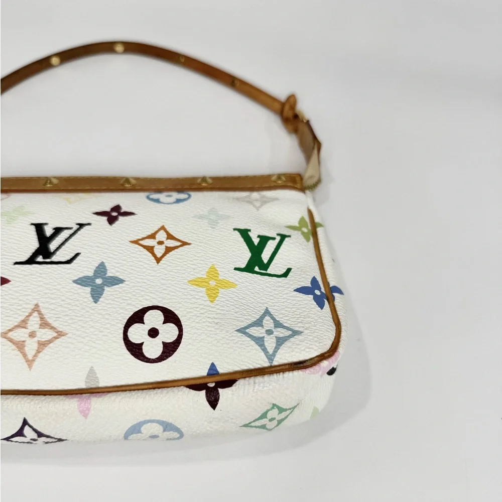 ✨SOLD✨ Vintage Louis Vuitton Murakami Multicolor Pochette - Picture 13 of 16
